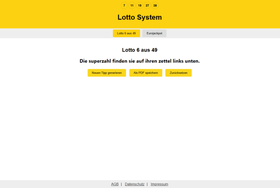 Scripte LottoSystem LottoSystem